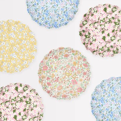 Meri Meri X Liberty Floral Melamine Small Plate, Set of 4