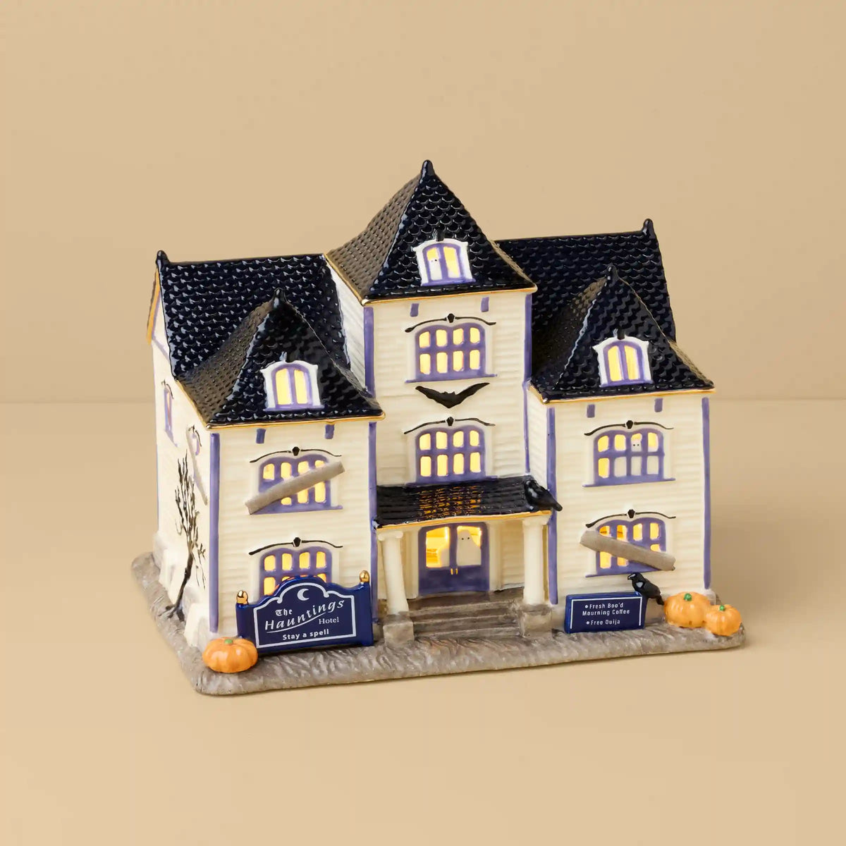 Vintage Halloween Hotel Lit Figurine