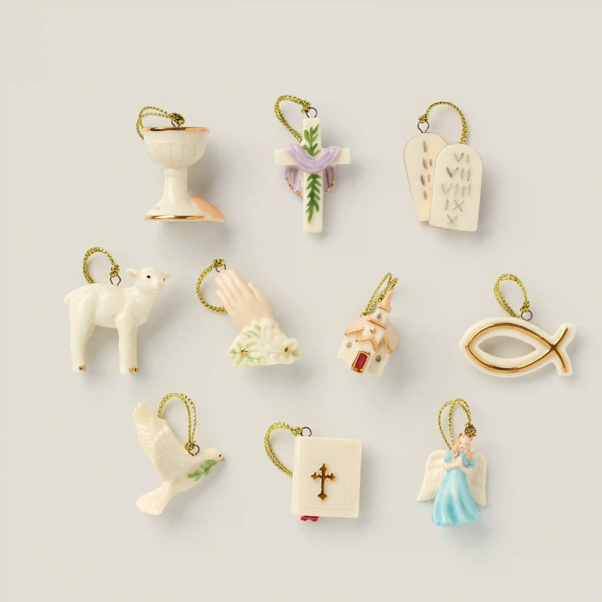 Tree of Faith 10-Piece Mini Ornament Set