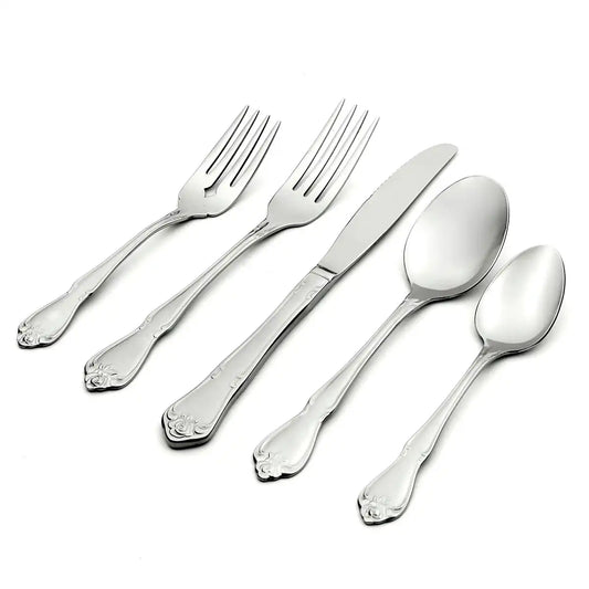 True Rose 45-Piece Flatware Set