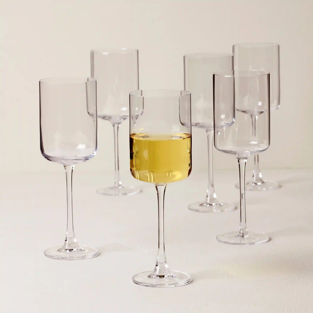 Tuscany Classics Straight White Wine Glasses, Set of 6