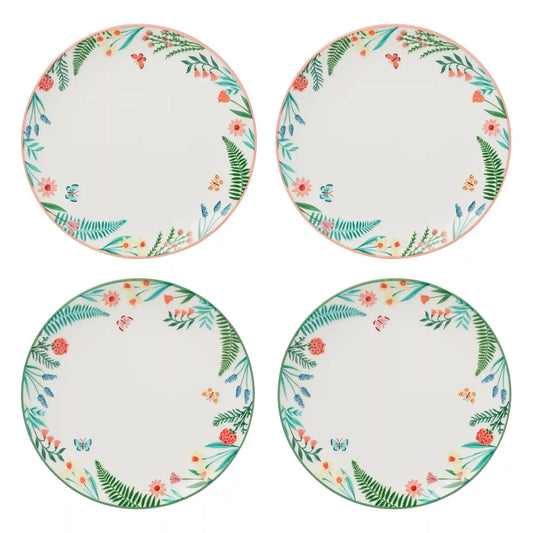 First Blooms Accent Plates, Set of 4