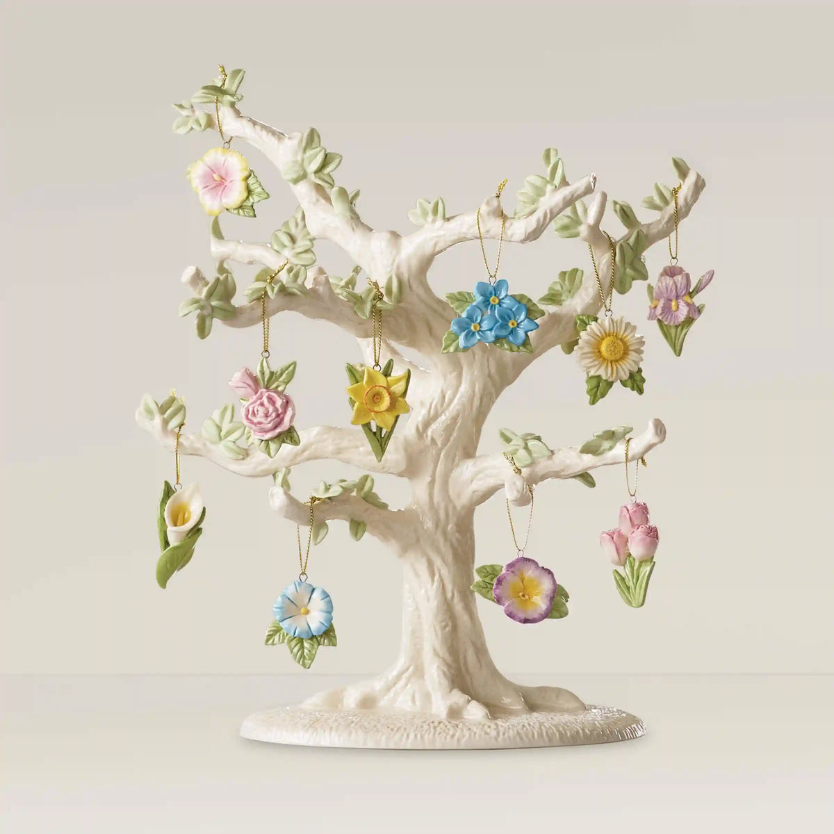 Celebrate Flowers 10-Piece Mini Ornament Set