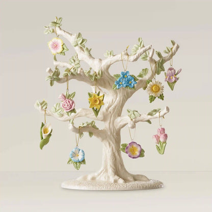 Celebrate Flowers 10-Piece Mini Ornament Set