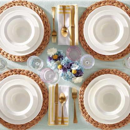 Studio 1414 Rimmed 12-Piece Dinnerware Set