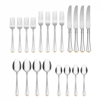 Golden Juilliard 20-Piece Flatware Set