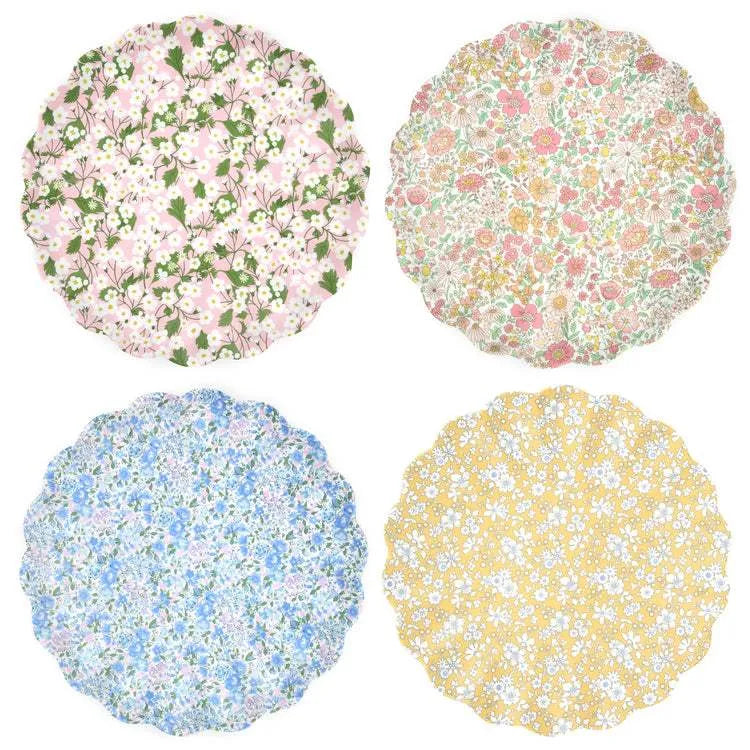 Meri Meri X Liberty Floral Melamine Large Plate, Set of 4