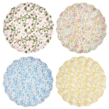 Meri Meri X Liberty Floral Melamine Large Plate, Set of 4