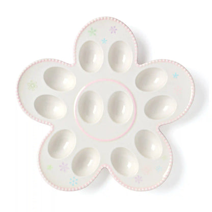 Bunny Hop Easter Egg Platter