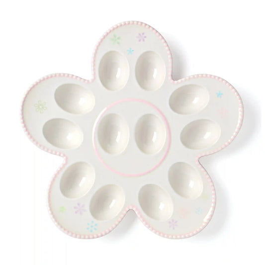 Bunny Hop Easter Egg Platter