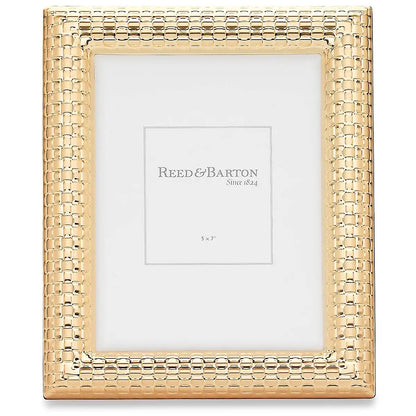 Watchband Satin Gold 5x7 Photo Frame