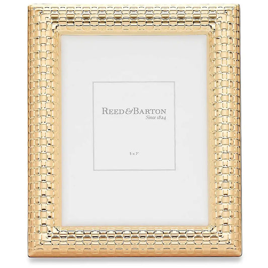 Watchband Satin Gold 5x7 Photo Frame