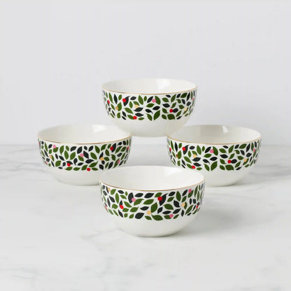 Evergreen Cereal Bowls, Set of 4