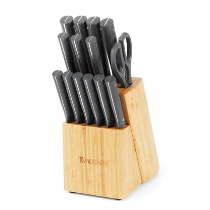 Harvest Slate 15-Piece Cutlery Block Set