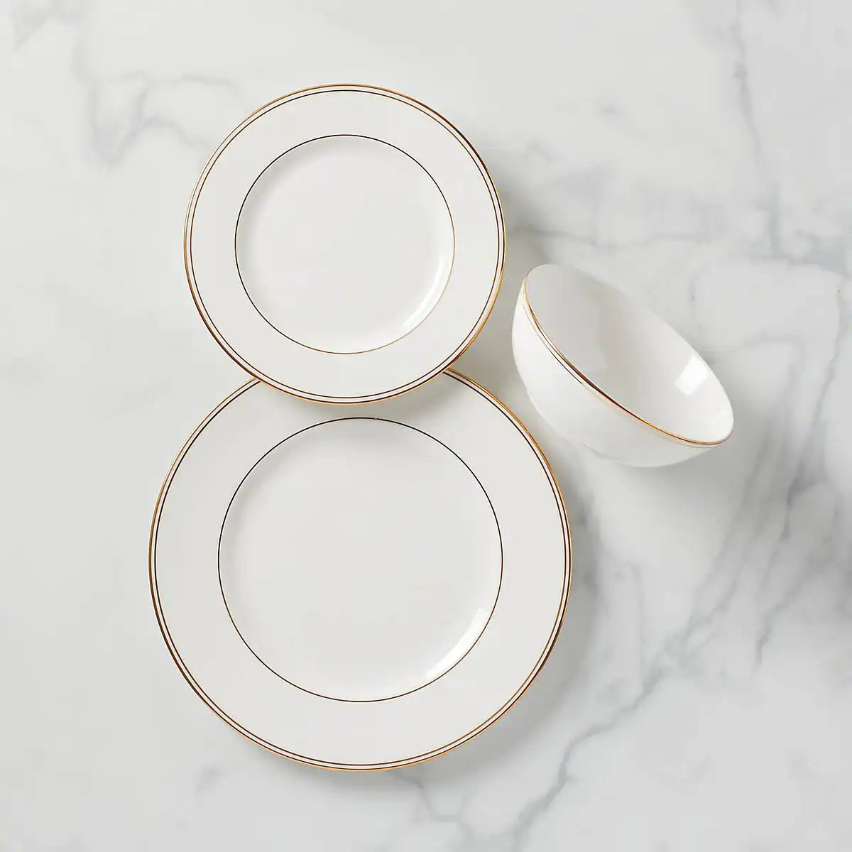 Federal Gold 3-Piece Place Setting