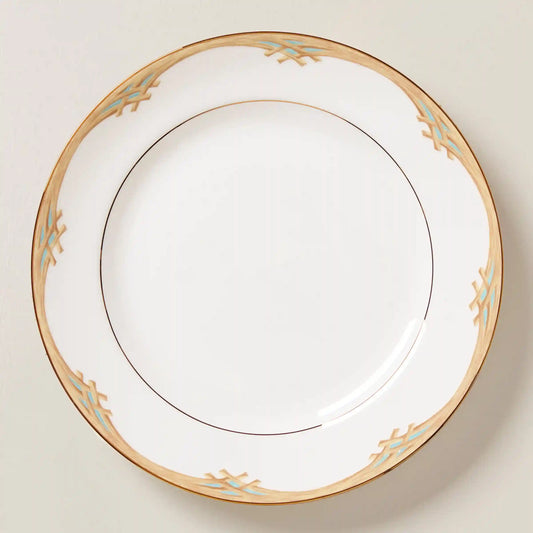 British Colonial Bamboo Dinner Plate