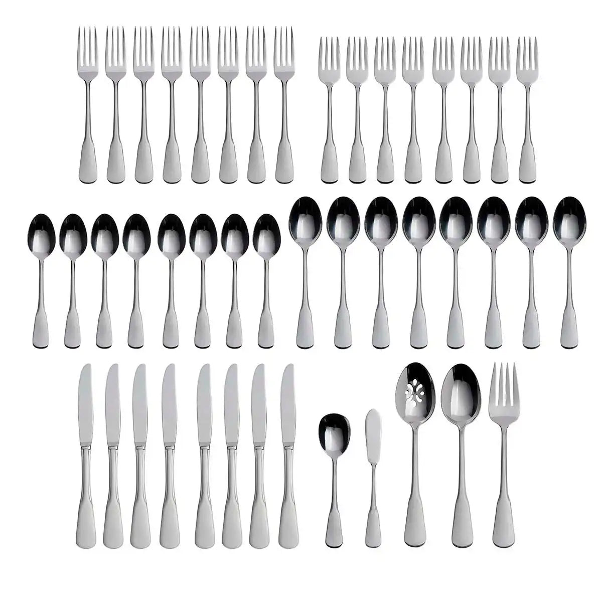 Colonial Boston 45-Piece Flatware Set