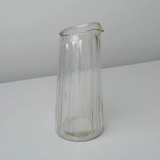Ruffle Glass Lines Carafe
