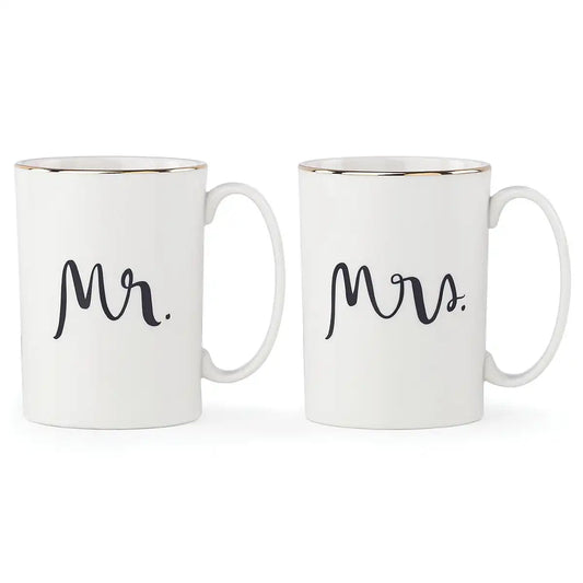 Bridal Party "Mr" & "Mrs" 2-Piece Mug Set