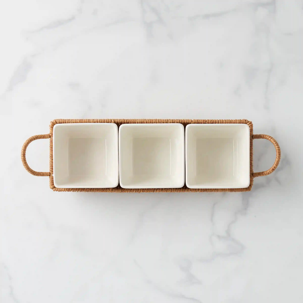 Willow & White, 4-Piece Serving Set