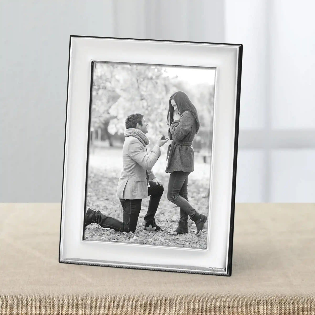 Naples Silverplate 5x7 Photo Frame