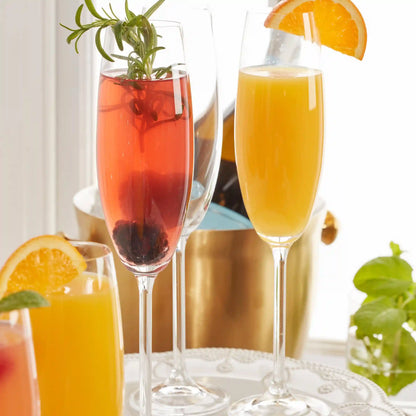 Tuscany Classics Champagne Flute Glasses, Set of 6