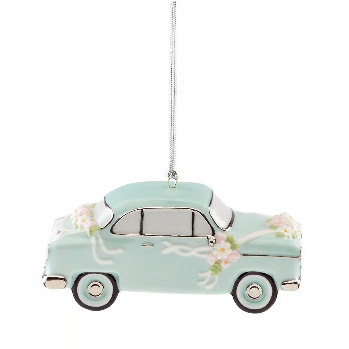 Personalized Just Married Car Ornament