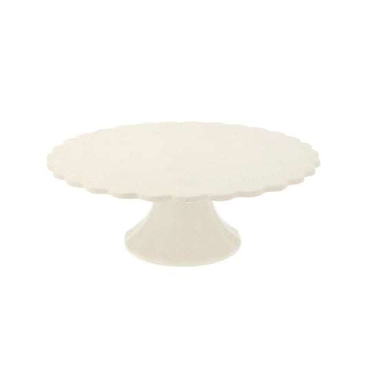 Bamboo Cream Small Cake Stand