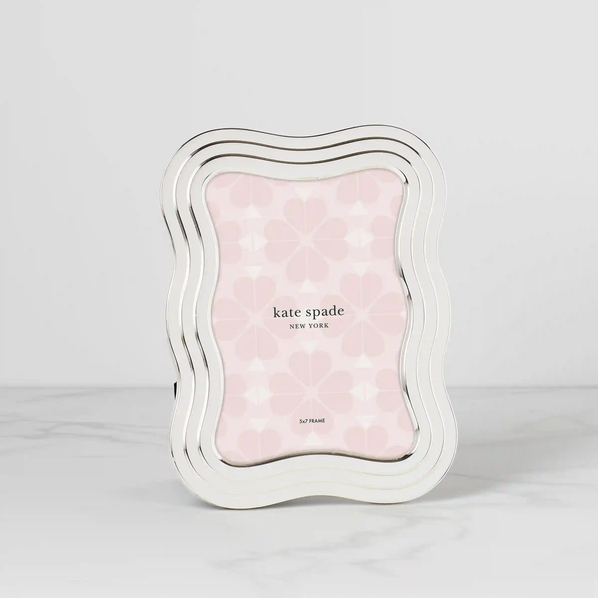 South Street Silver 5x7 Wavy Photo Frame