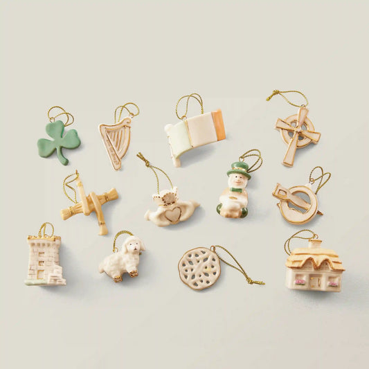 Luck of the Irish 12-Piece Mini Ornament Set