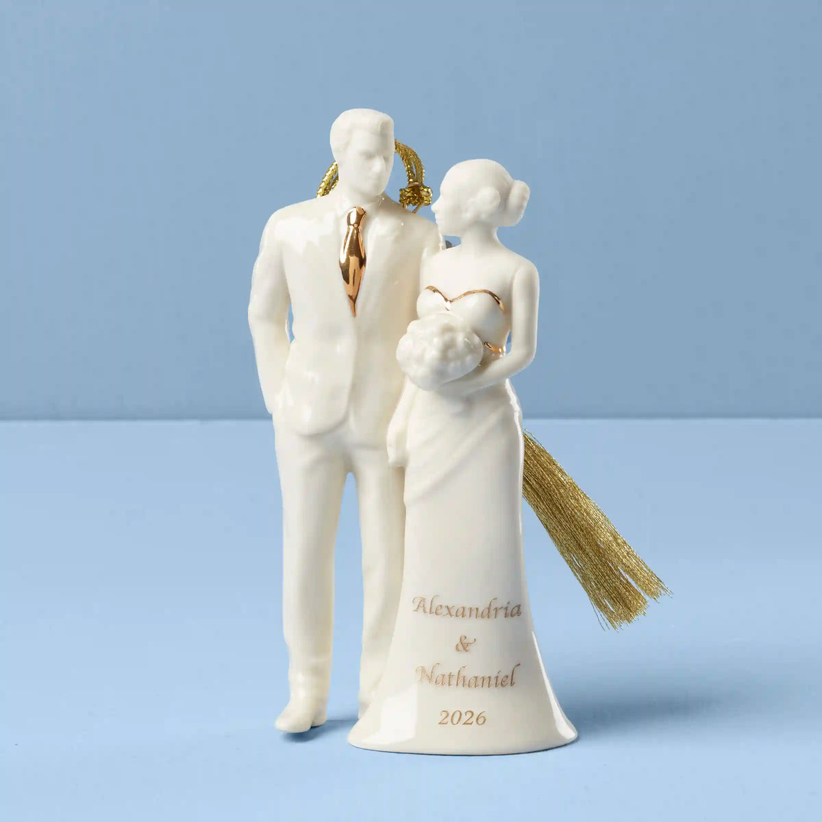 Personalized Bride & Groom Ornament