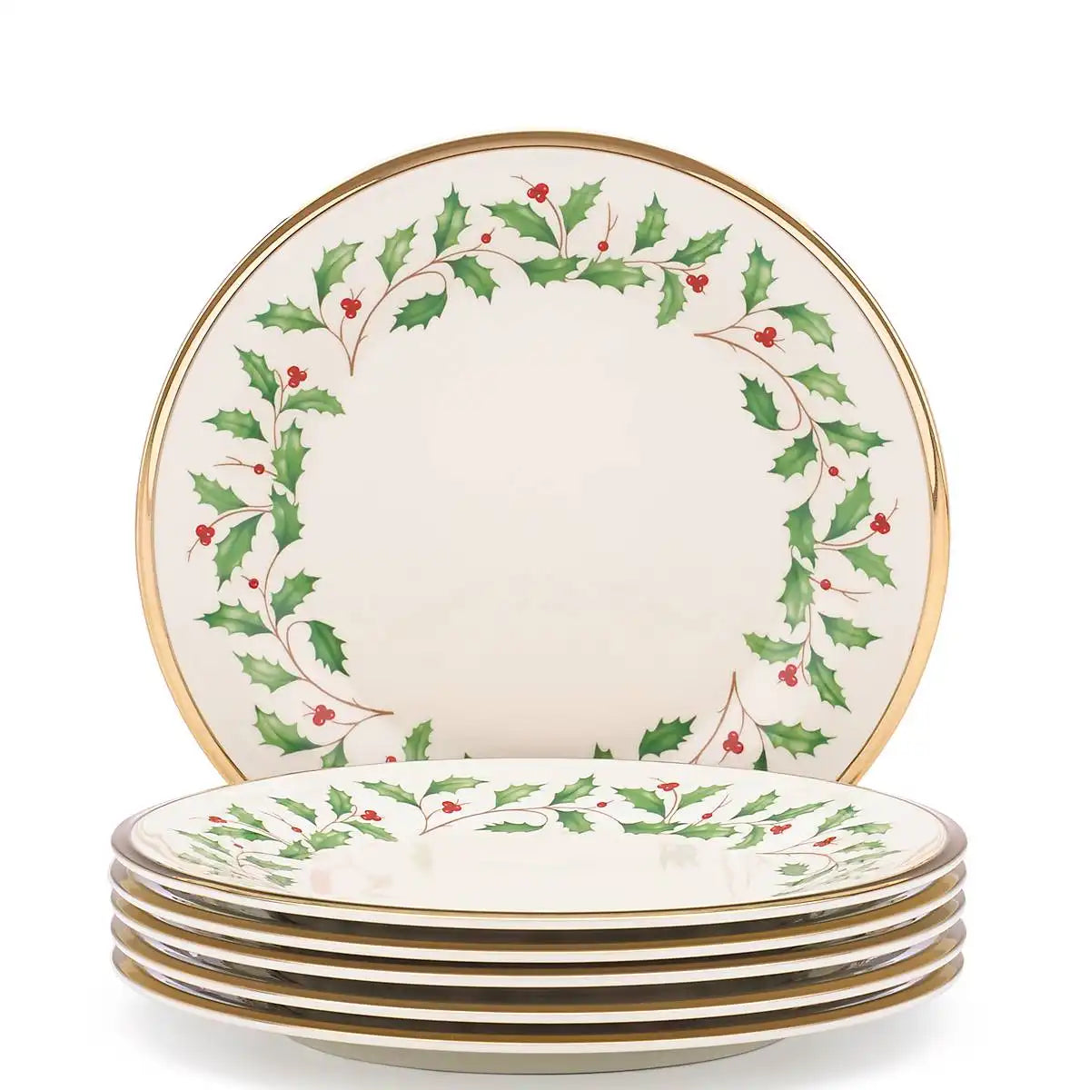 Holiday Salad Plates, Set of 6