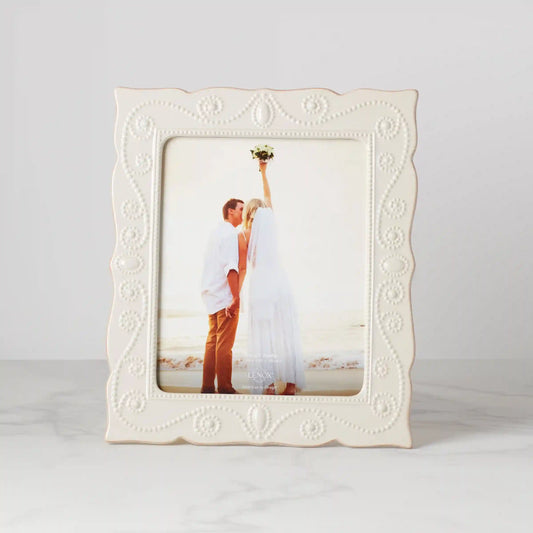 French Perle White 8x10 Photo Frame