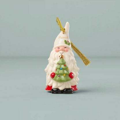 Personalized Christmas Gnome Ornament