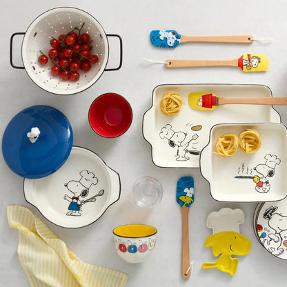 Chef Snoopy Covered Casserole Dish