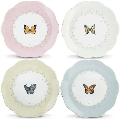 Butterfly Meadow 4-Piece Dessert Set
