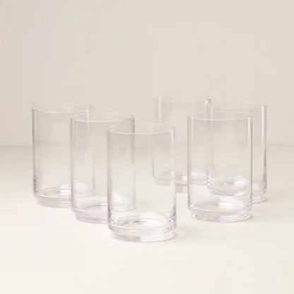 Tuscany Stackable Glass Coolers, Set of 6