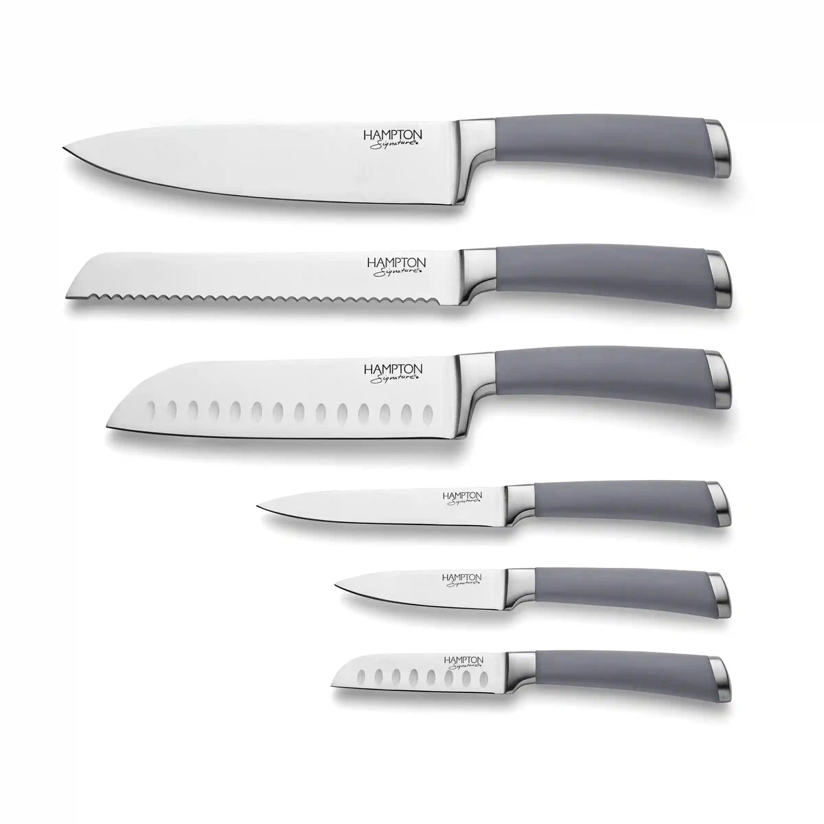 Beton 7-Piece Cutlery Block Set