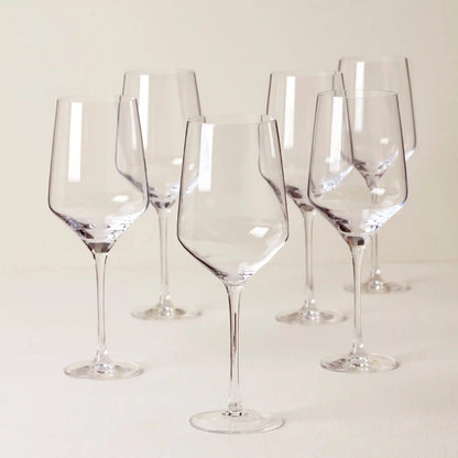 Tuscany Classics Angled Wine Glasses, Set of 6