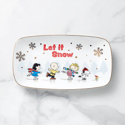 Snoopy Skating Hors d'Oeuvres Tray