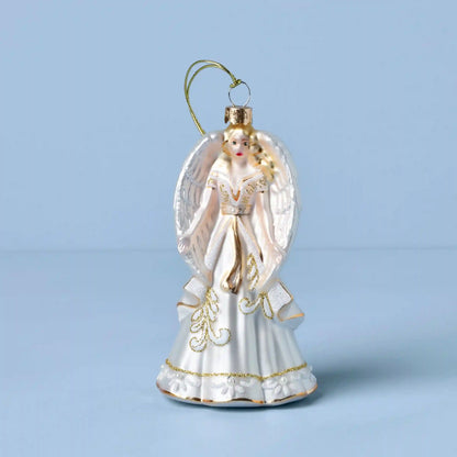 Blown Glass Angel Ornament