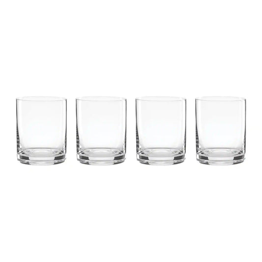 5 O'Clock Double Old-Fashioned Glasses, Set of 4