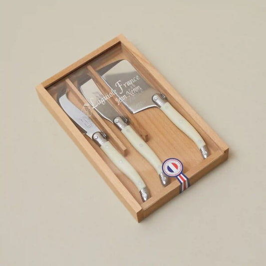 Mini Cheese Ivory Utensil Set, Set of 3