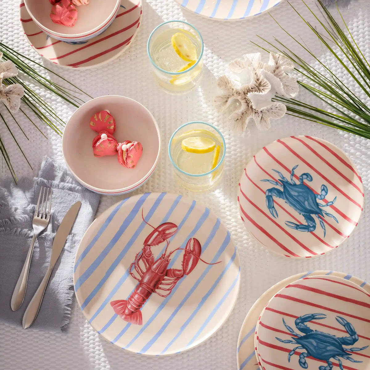 24 Seven Melamine Wharfside 24-Piece Dinnerware Set