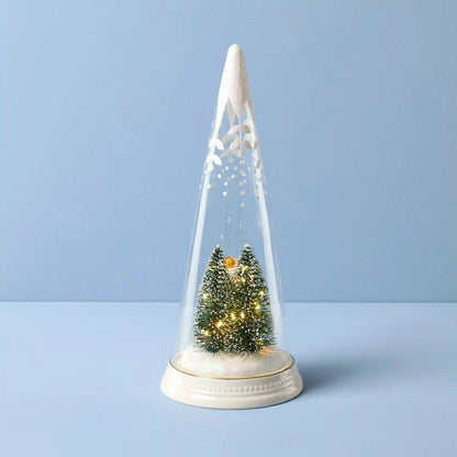 Merry & Magical Glass Lit Scene Angel