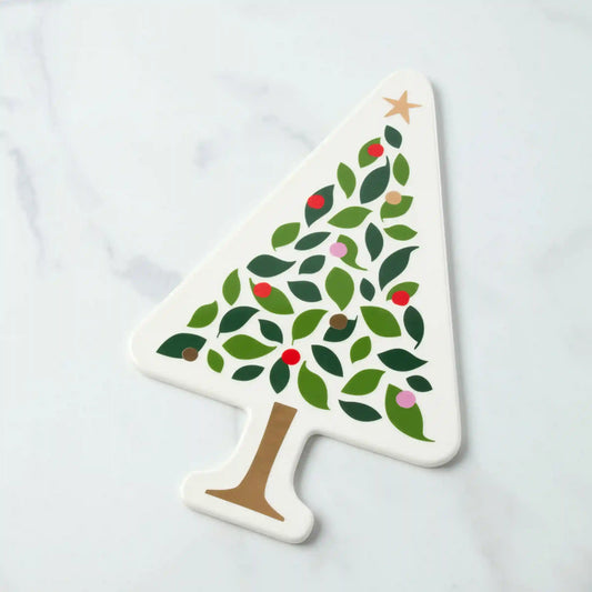 Evergreen Tree Cheese Slab