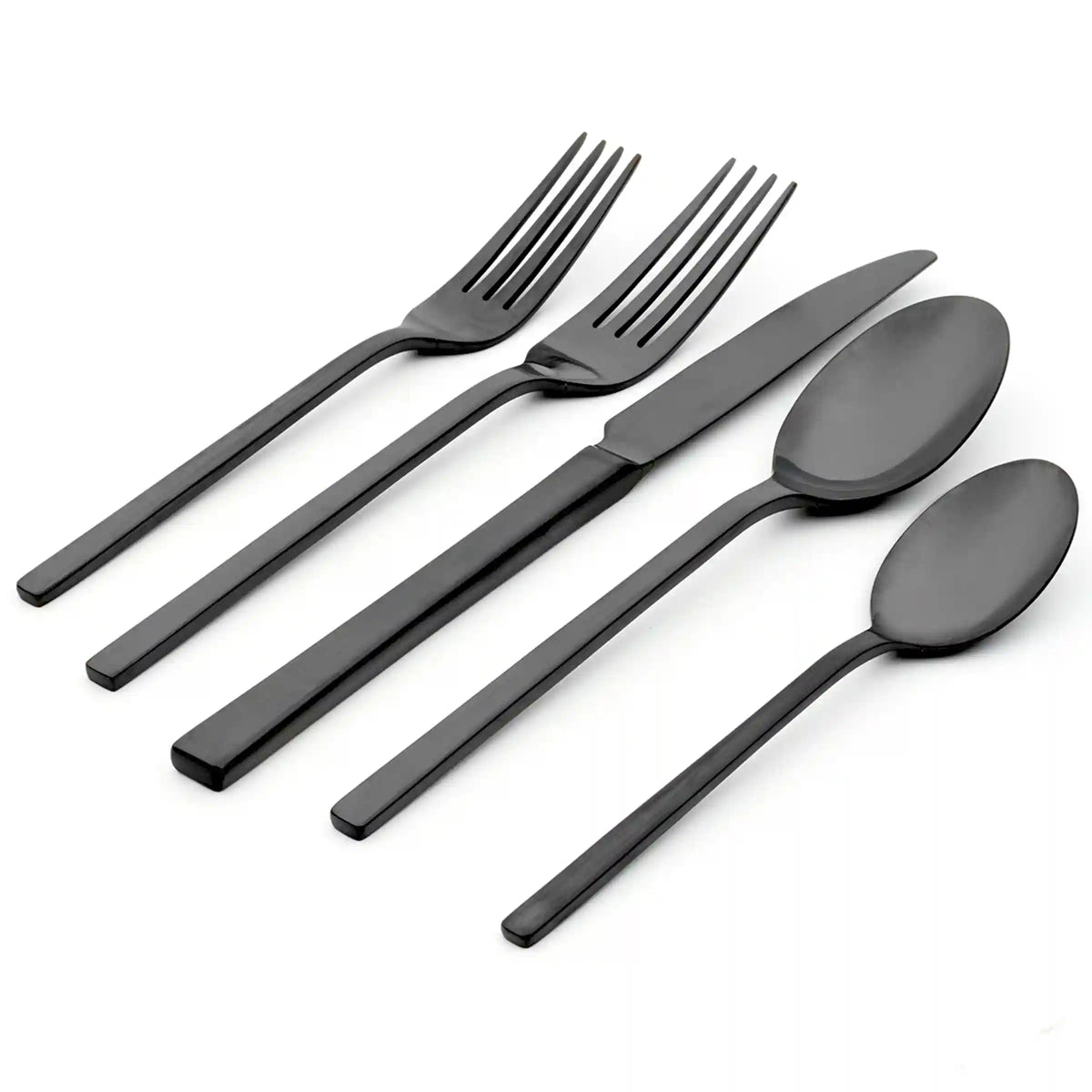 Allay Midnight 20-Piece Flatware Set