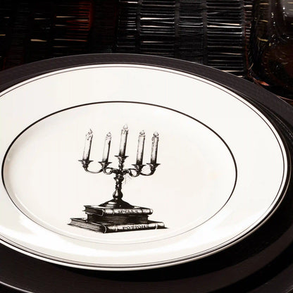 Vintage Halloween Dessert Plates, Set of 4