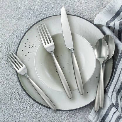 Tidal Frosted 30-Piece Flatware Set