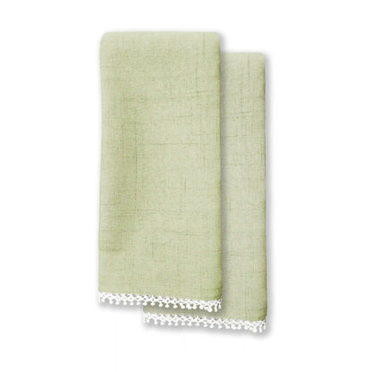 French Perle Pistachio Napkin, Set of 2